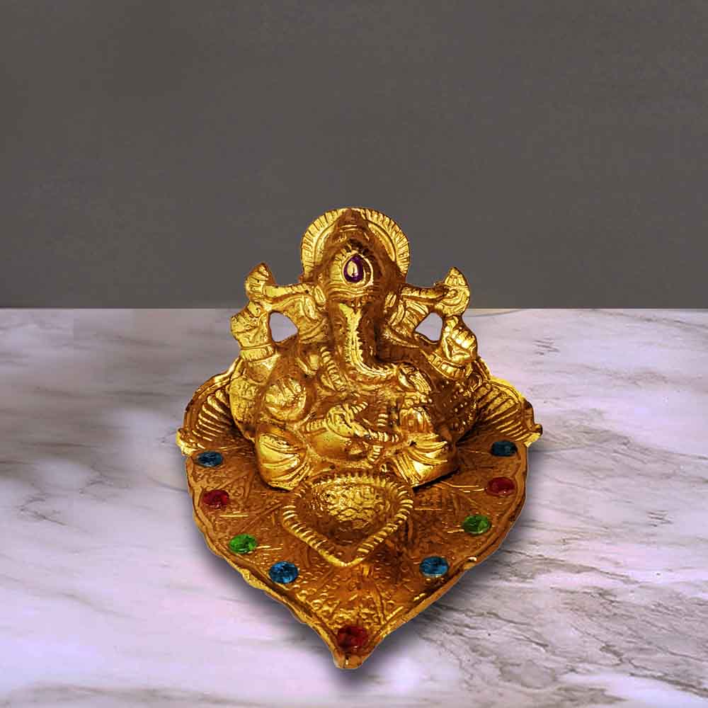 Metal Lord Ganesha Idol For Home